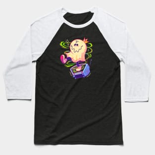 TV Ghost  - Retro cartoons design Baseball T-Shirt
